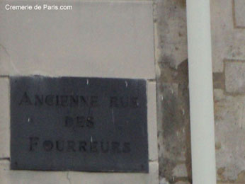 ancienne rue des Fourreurs