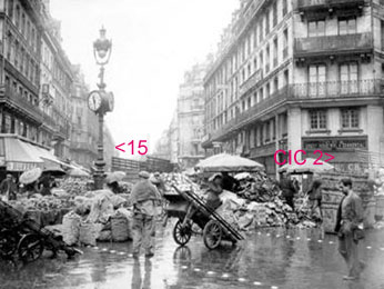 Angle rue des Halles rue de Rivoli