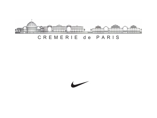 logo Cremerie de Paris et Nike logo Cremerie de Paris et Nike
