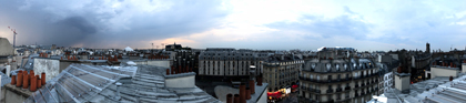 Vue panoramique Cremerie de Paris sur la capitale, Tour Eiffel, La Défense, Sainte Eustache, Montmartre, Cremerie de Paris N°6 / N°7 / N°8 avec le Pop Up Store Fille de Joie, Centre Pompidou, Hôtel de Ville, Tour Saint Jacques