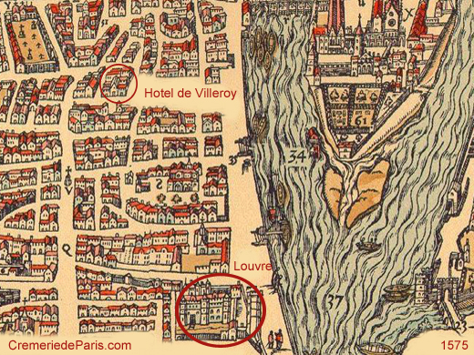 Hotel de villeroy en 1575 Hotel de Villeroy en 1575