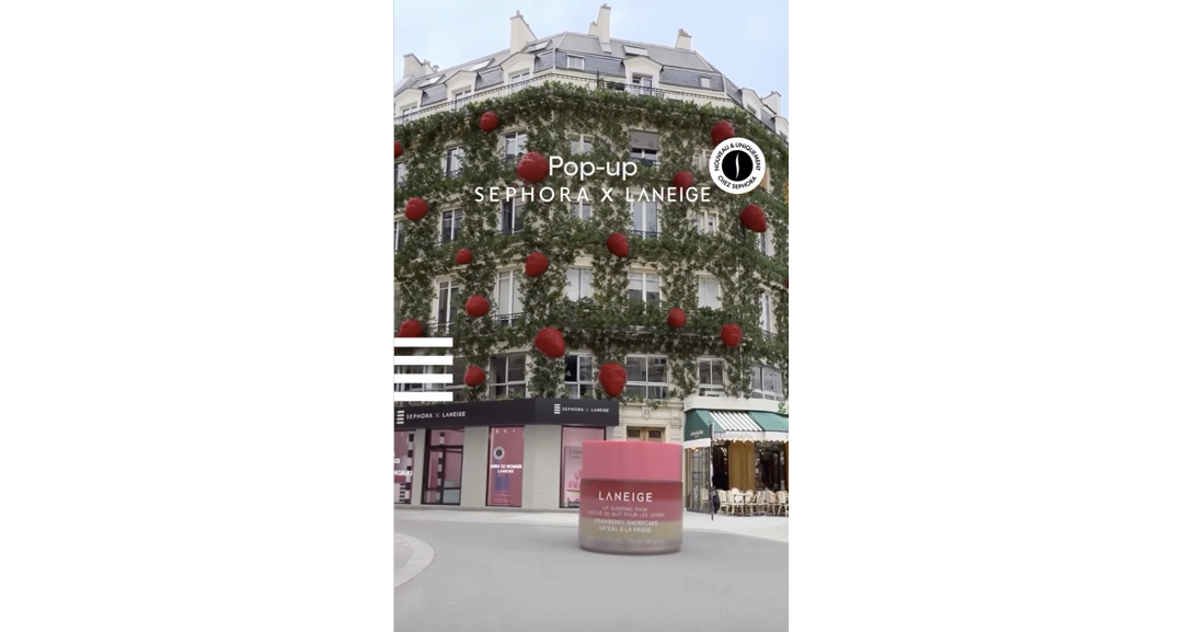Cremerie de Paris N°1 decoré par Sephora x Laneige